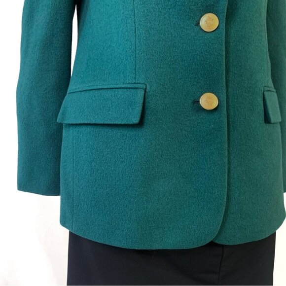 PIETRAFESA GREEN BLAZER  CAMEL HAIR BLAZER SINGLE BREAST UNION MADE IN USA 4 - Picture 6 of 14